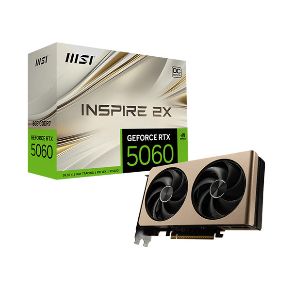 کارت گرافیک ام اس آی مدل MSI GeForce RTX 5060 8G INSPIRE 2X OC