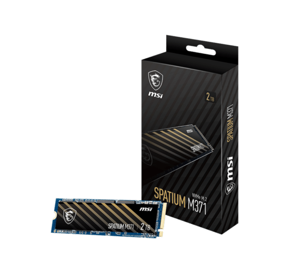 اس اس دی اینترنال ام اس آی مدل SPATIUM M371 1TB NVMe M.2 ظرفیت 1TB